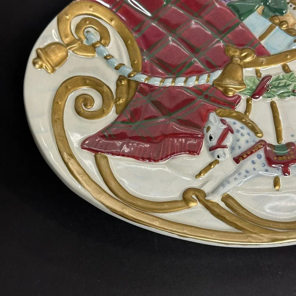 Ceramic Christmas Decorative Plate 12